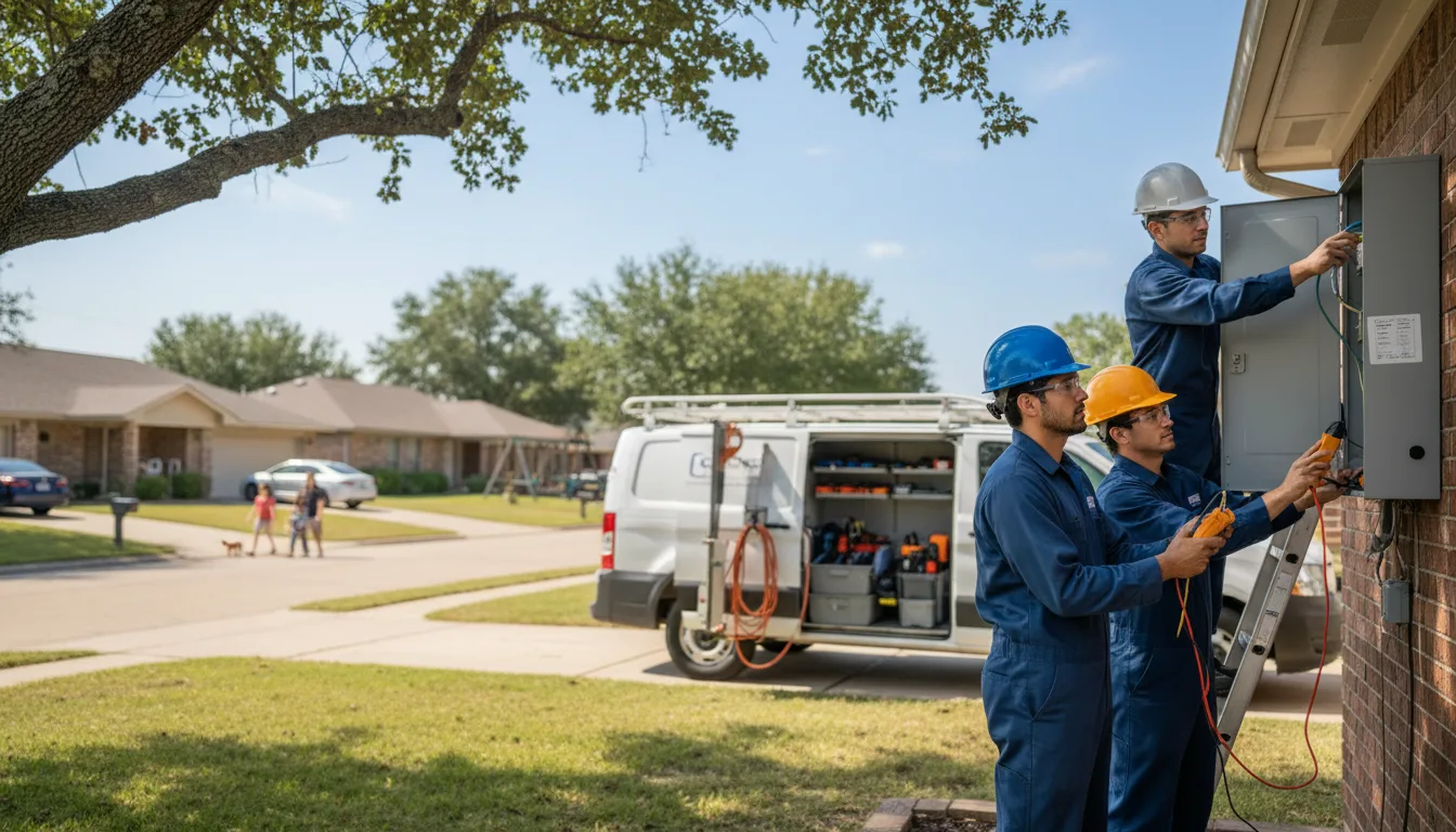 Certified electrician providing emergency electrical services in Presho, SD